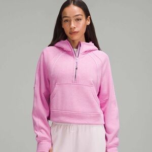 Lululemon Pink Half-Zip Hoodie